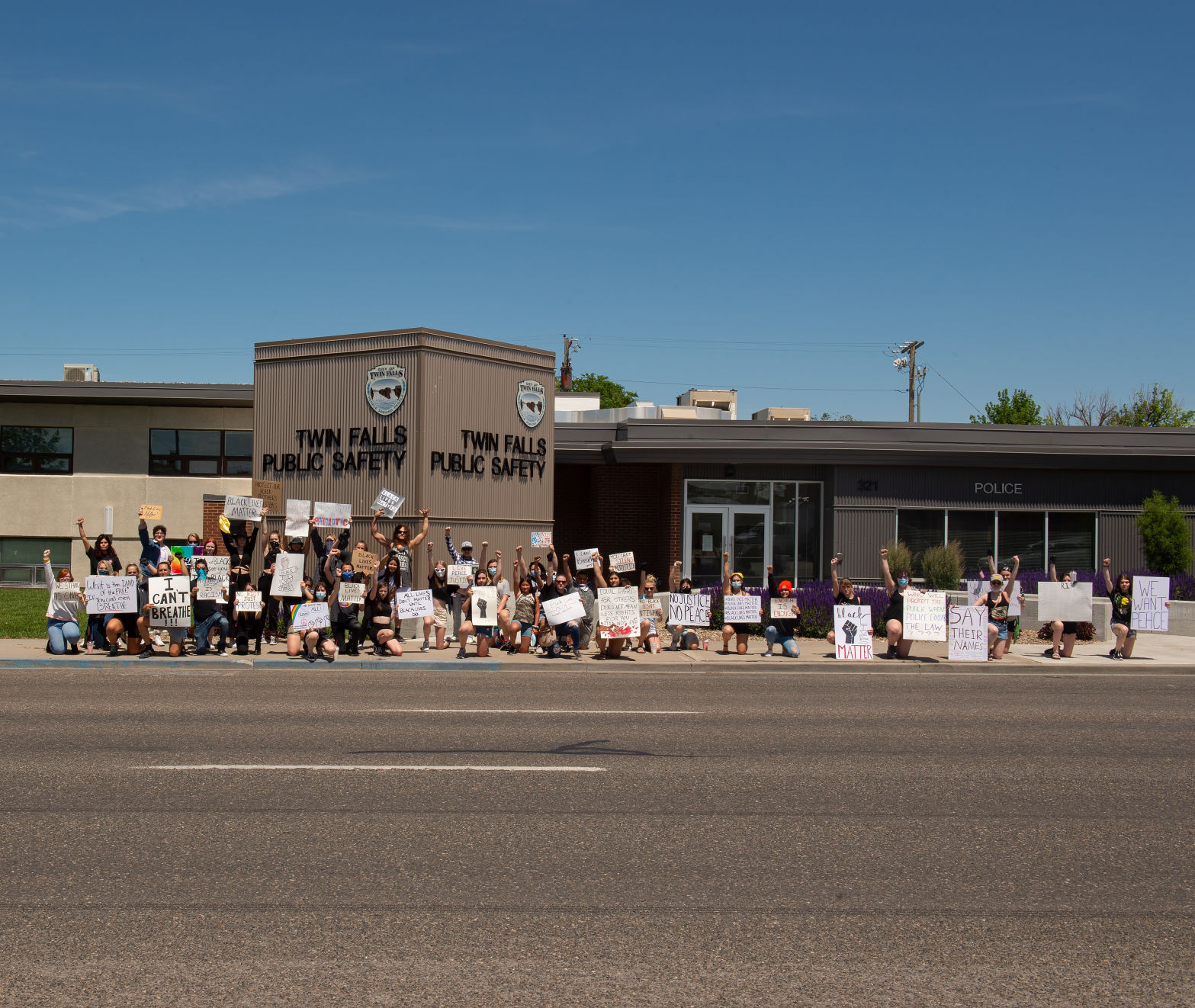 Peaceful protests